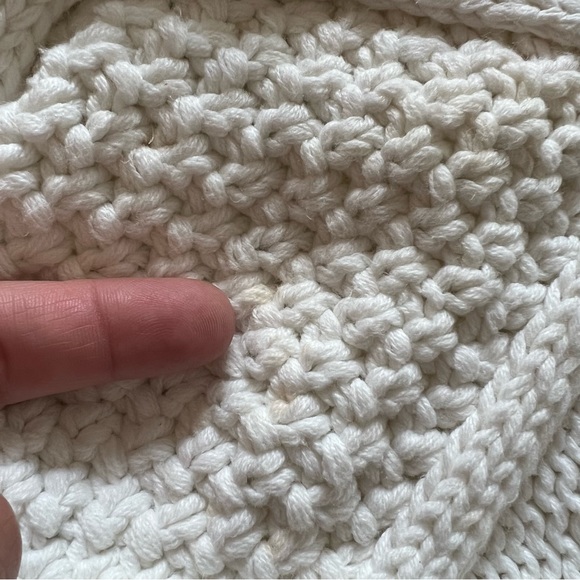 Line & Dot Jasper Fringe Cable Knit
Sweater Ivory Size Medium - Picture 11 of 15